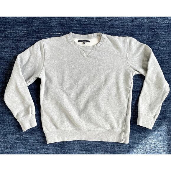 Quince Women's Organic Heavyweight Crew - Heather Grey Small - Picture 1 of 5